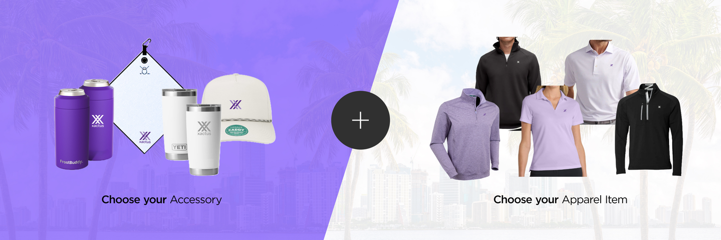 Choose 1 Accessory + 1 Apparel Item